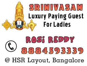 Srinivasam Homely PG for Ladies in BTM 2nd Stage